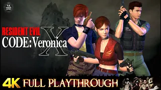RESIDENT EVIL : CODE VERONICA X | 4K 60FPS | FULL GAME Walkthrough | HQ Textures | PCSX2