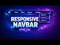 Build a Responsive Navbar with HTML CSS JavaScript Part 2