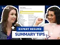 Expert Tips to Craft a STRONG Resume Summary Resume Reacts by Indeed