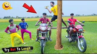 Top New Comedy Video Amazing Funny Video 😂 Try To Not Laugh Episode 443 by Maha Funny Factory