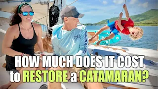 Catamaran TOUR – 2 Years of REFIT – Every $$$ | SailAway 276