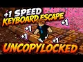 FREE 1 SPEED KEYBOARD ESCAPE ADMIN PANEL UNCOPYLOCKED Roblox Studio