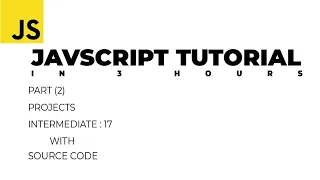 JavaScript Tutorial for Beginners - Full Course in 3 Hours 2021