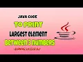 How to Find the LARGEST of THREE Numbers by Telugu programming tutorial learning successfully