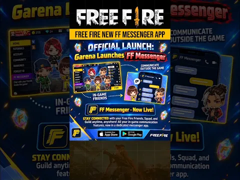 OB56 Update New FF Messenger App Launch Details 😱 Free Fire #shorts