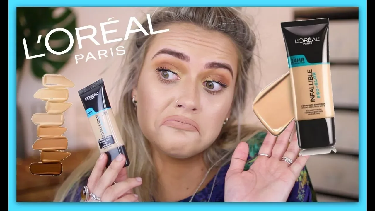 L'Oreal Infallible Pro-Glow Foundation Review & Demo