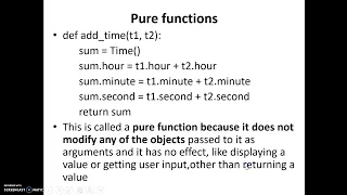Module 4 Classes and Functions
