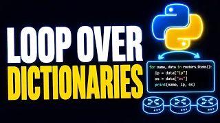 How to LOOP OVER DICTIONARIES in PYTHON using REAL ROUTERS