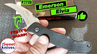 Emerson Elvia Knife Curved Blade Wicked Edge Sharpening - Sweetknives How To Sharpen
