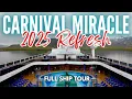 Carnival Miracle 2025 Refresh Full Cruise Ship Tour