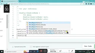 Reverse a doubly linked list LINKED LIST IN C HACKERRANK SOLUTION DSA