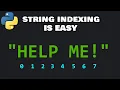 String indexing in Python is easy