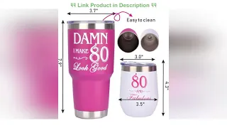Limited 80th Birt ay Gifts for Women 80 and Fabulous Tumbler 80 and Fabulous Tumbler for Women