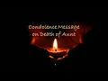 Condolence Message on Death of Aunt