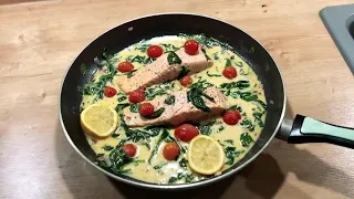 Lachs richtig braten, mit Haut / Tomaten-Zitronen Dressing / Thomas kocht. 