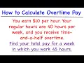How to Calculate Overtime Pay