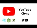 YOUTUBE Clone Complete Project React Project MERN Stack