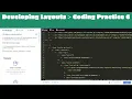 Coding Practice 6 Developing Layouts VR Website Features Section