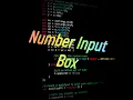 Making A Number Input Box In HTML In 1 minute