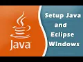 Setup Java and Eclipse Windows