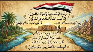 رسخ الوحدة فينا يا مياه الرافدين  دندنها