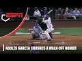 Adolis Garcia SMASHES walk-off homer to defeat Dodgers ESPN MLB