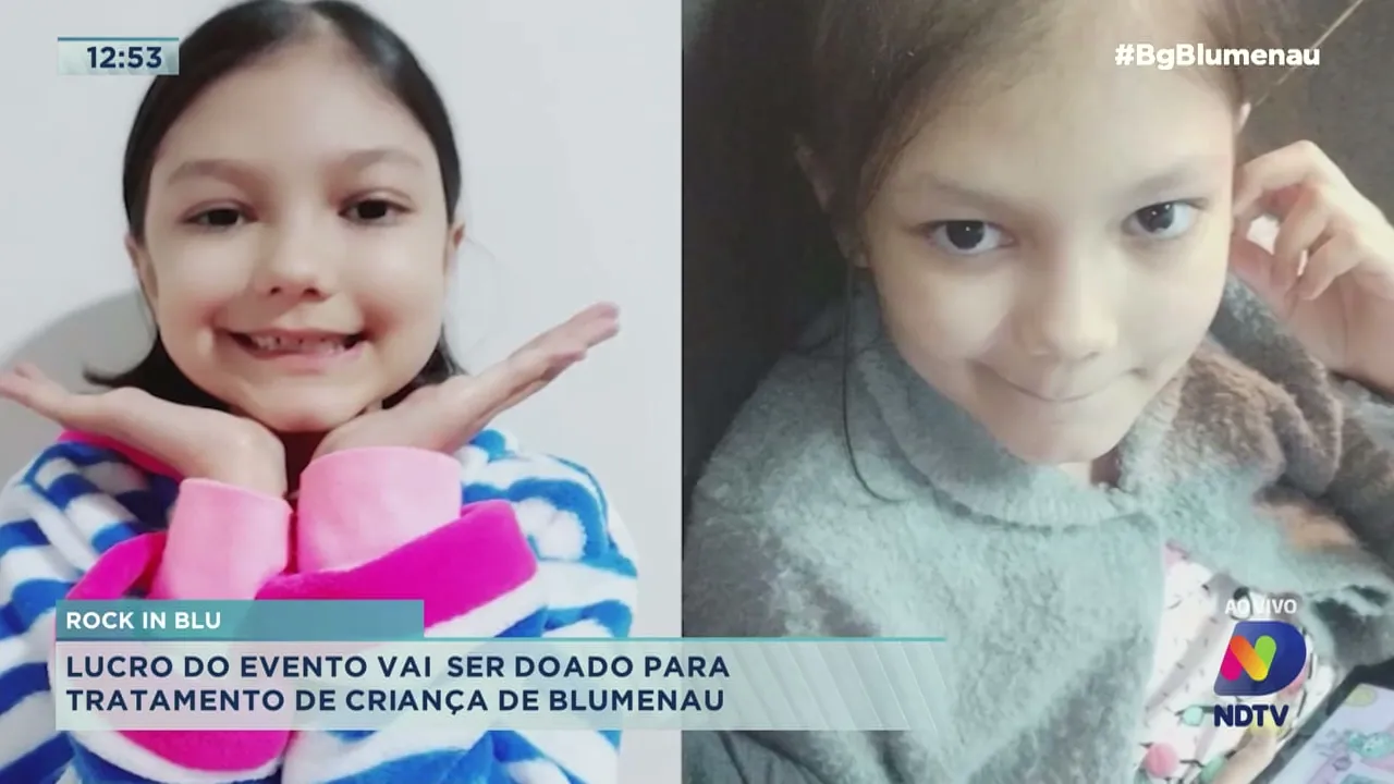 Rock in Blu: lucro do evento vai ser doado para tratamento de criança em Blumenau