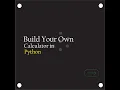 Python Calculator Program