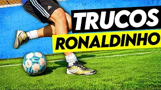 Los TRUCOS que HICIERON INMORTAL a RONALDINHO ⚽🇧🇷