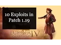 EU4 10 Exploits in patch 1 19