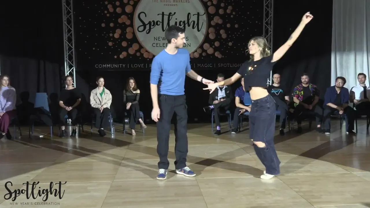 Spotlight New Year's Celebration 2024/2025 Intermediate Jack & Jill Casey Bender & Macie Sandlin