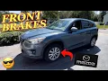 MAZDA CX-5 Front BRAKES Replacement - How to Change Brake Pads and Rotors on a Mazda CX5
