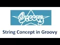 Groovy Tutorial - String concept in Groovy