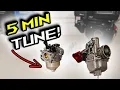 Carb Tuning - Smooth Idle Full Power in 5 Minutes
