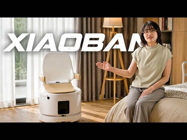 This k Robot Toilet Drives Itself to Your Bed... And Handles EVERYTHING   (Xiaoban Full Demo)