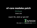 nf- nf-core modules patch