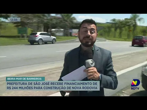 Prefeitura de São José recebe financiamento de R$ 244 milhões para construção de nova rodovia