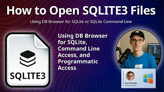 How to Open SQLITE3 Files SQLite 3 Database