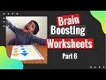Brain Boosting Worksheets Busters Concentration And Easy DIY Games 4-6yrs