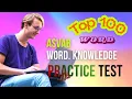 ASVAB Word Knowledge Practice Meanings Opposites Synonyms Vocabulary Mastery