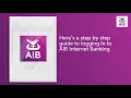 How to Log in to Internet Banking
