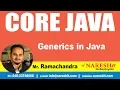 Core Java Tutorials Generics in Java by Mr Ramachandra