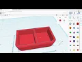 MyMiniFrontPorch Dollhouse Double Farmhouse Sink in Tinkercad