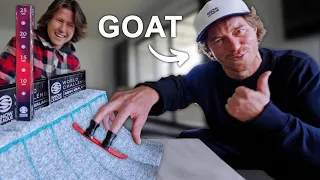 Surprising Shaun White with a Finger Snowboard!