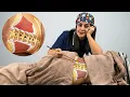 Relaxing Lower Back Massage with Spine Muscle Painting - Calming Anatomy Art Massage