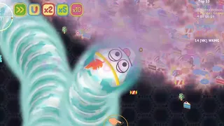 Wormate io 16 Million Teaming with NK KugaMan764 Gameplay and Moments