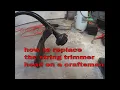 craftsmen 25cc weed trimmer head Replacement curve shaft trash find p-1