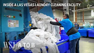 How MGM Grand Cleans 24 Million Pounds of Laundry WSJ A to B