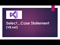 Select case Statement VB net Tutorial in Hindi For Beginners Visual Studio 2022
