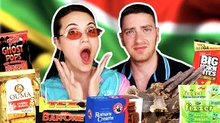 israeli tries south african snacks for the first time